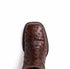 Marco Di Milano Alabama Kango Tabac Ostrich Quill Square Toe Cowboy Boots