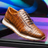 Marco Di Milano Alonzo Bay Apache Genuine Caiman Crocodile Casual Sneakers