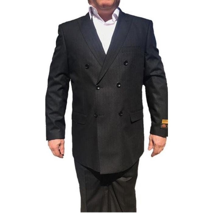 Alberto Nardoni black Stripe Three Buttons Style suit Wool suit Pleated pants main image 0