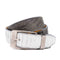 Marco Di Milano Alessio Belt: Luxury White/Gray Leather Shoes