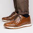 Marco Di Milano Alonzo Bay Apache Genuine Caiman Crocodile Casual Sneakers