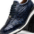 Marco Di Milano Alonzo Navy Genuine Caiman Crocodile Casual Sneakers