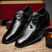 Mezlan Men's Crocodile Lace Up Anderson