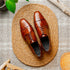 Zelli Andrea Genuine Crocodile Cap Toe Derby Dress Shoes in Cognac