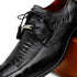 Marco Di Milano Andretti Black Ostrich Leg Shoes