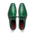 Marco Di Milano Andretti Green Lemon Ostrich Leg Shoes