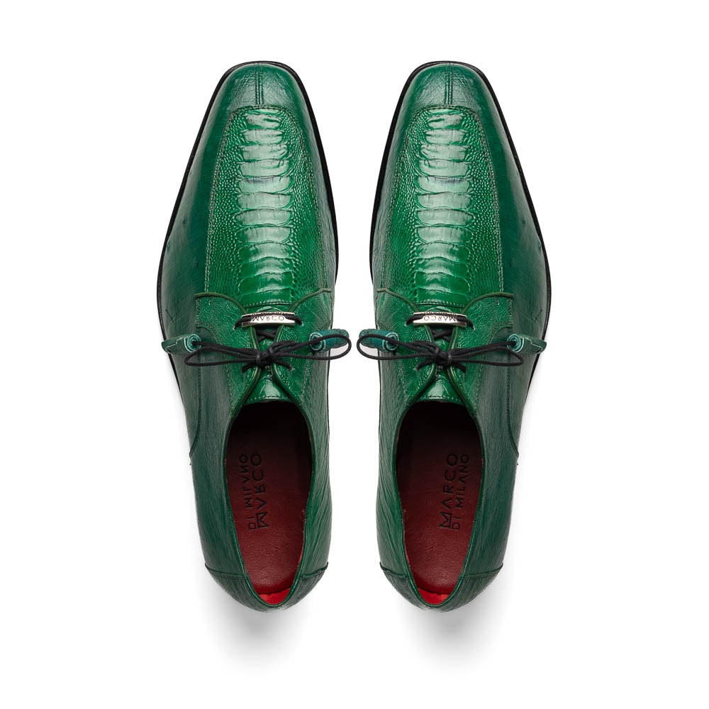 Marco Di Milano Andretti Green Lemon Ostrich Leg Dress Shoes – OvercoatUSA