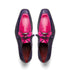 Marco_Di_Milano Andretti: Pink Suede Loafers