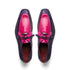 Marco Di Milano Andretti Pink / Purple Ostrich Leg Shoes