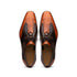 Marco Di Milano Anzio Brandy Alligator & Calfskin Derby
