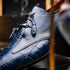 Marco_Di_Milano Anzio: Blue Jeans Leather Dress Shoe