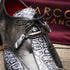 Marco Di Milano Anzio Newspaper Print Leather Oxford