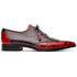 Marco Di Milano Anzio Black Cherry Leather Shoe