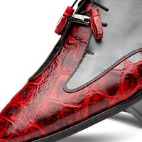 Marco Di Milano Anzio Black Cherry Leather Shoe