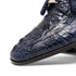 Marco Di Milano Apricena Caiman Crocodile Derby in Midnight