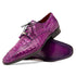 Marco Di Milano Apricena Caiman Crocodile Derby in Purple