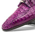 Marco Di Milano Apricena Caiman Crocodile Derby in Purple
