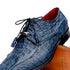 Marco Di Milano Apricena Caiman Crocodile Derby in Navy