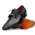 Marco Di Milano Apricena Caiman Crocodile Derby in Black