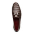 Marco Di Milano Adro Brown Caiman Crocodile/Lizard Bit Loafers