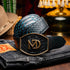 Marco Di Milano Arkansas Belt - Black & Blue Leather Loafers