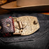 Marco Di Milano Arkansas Black Cherry Leather Belt Shoe