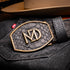 Marco Di Milano Arkansas Black Leather Belt Shoe
