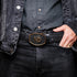 Marco Di Milano Arkansas Belt - Black & Blue Leather Loafers