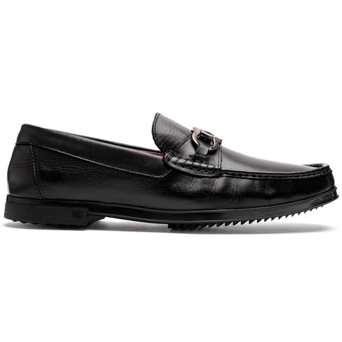 Atrani Black Calf Bit Loafer