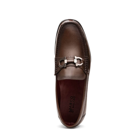Marco Di Milano Atrani Brown Calf Bit Loafer