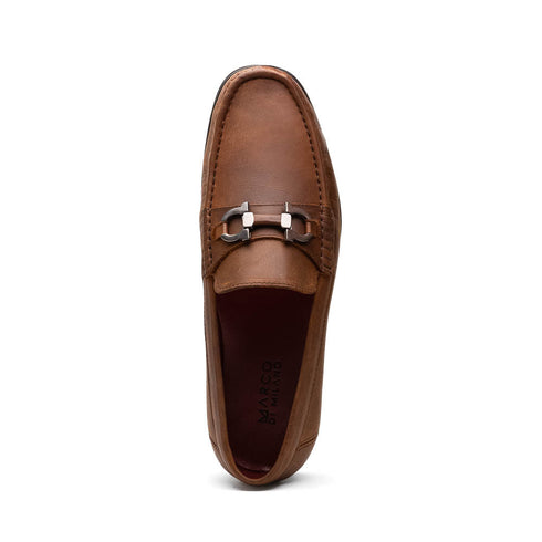 Marco Di Milano Atrani Crazy Tan Calf Bit Loafer