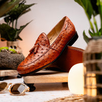 Marco Di Milano Aubiere Cognac Leather Dress Shoe