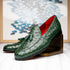 Marco Di Milano Aubiere Forest Green Leather Loafers