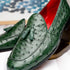 Marco Di Milano Aubiere Forest Green Leather Loafers