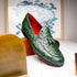 Marco Di Milano Aubiere Forest Green Leather Loafers
