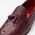 Marco Di Milano Aubiere Wine Ostrich Quill Tassel Loafers