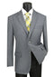 (40R, 40L, 48L, 52R) Regular Fit Blazer 2 Button in Medium Gray