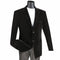 Velvet Regular Fit Fashion Jacket in Black