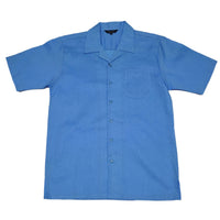 Mens Powder Blue Linen Casual Suit Set