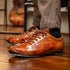 Marco Di Milano Bari Cognac Leather Dress Shoe
