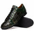 Marco Di Milano Bari Patchwork Lizard Sneakers in Green