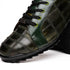 Marco Di Milano Bari Patchwork Lizard Sneakers in Green