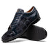 Marco Di Milano Bari Patchwork Lizard Sneakers in Navy