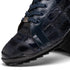 Marco Di Milano Bari Patchwork Lizard Sneakers in Navy
