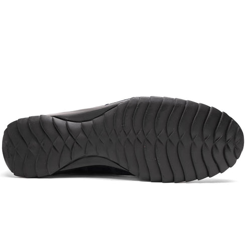 Marco Di Milano Bari Patchwork Lizard Sneakers in Navy