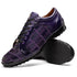 Marco Di Milano Bari Patchwork Lizard Sneakers in Purple