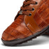 Marco Di Milano Bari Patchwork Lizard Sneakers in Cognac