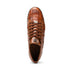 Marco Di Milano Bari Patchwork Lizard Sneakers in Cognac