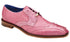 Belvedere Pink Crocodile Lizard Skin Mens Shoes Valter