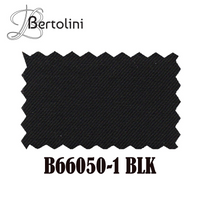Bertolini 3Pc Wool & Silk Solid Black Suit